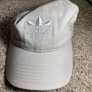 Nude color adidas hat